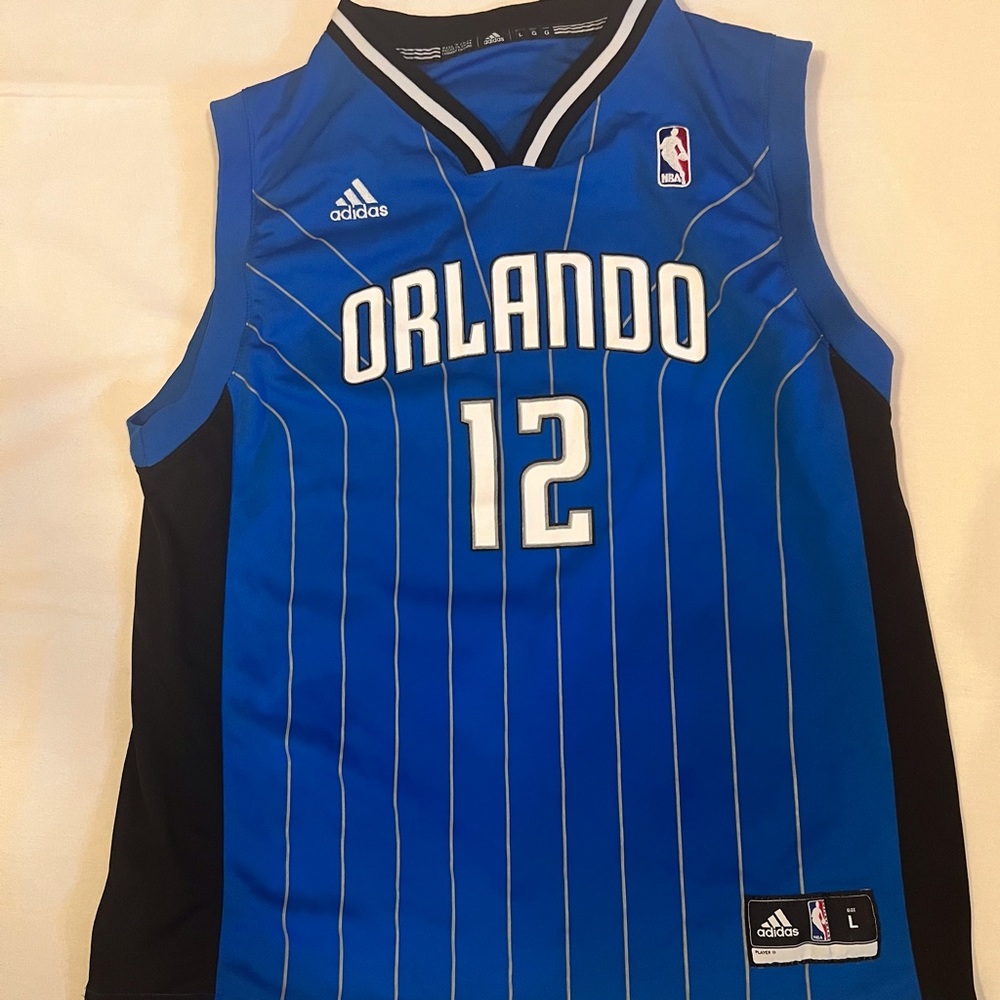 Dwight Howard Adidas Orlando Magic NBA Jersey Youth Large Blue/White/Black